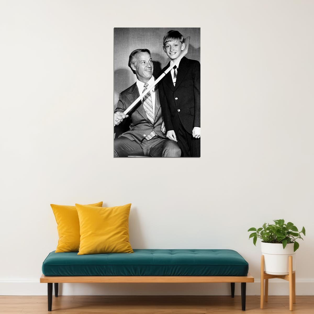 Howe Celebrity Ice Hockey Athlete Style Poster Wall Art Print Home Wall Decor - xonomax