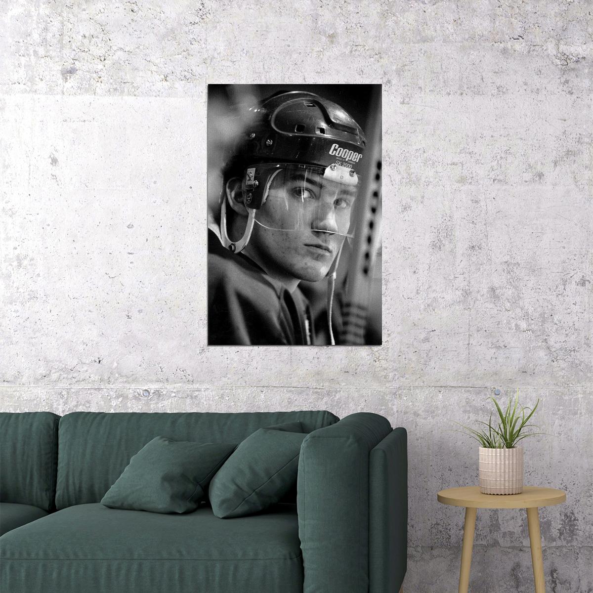 Mario Lemieux Celebrity Ice Hockey Player Style Poster Wall Art Print Home Wall Decor - xonomax