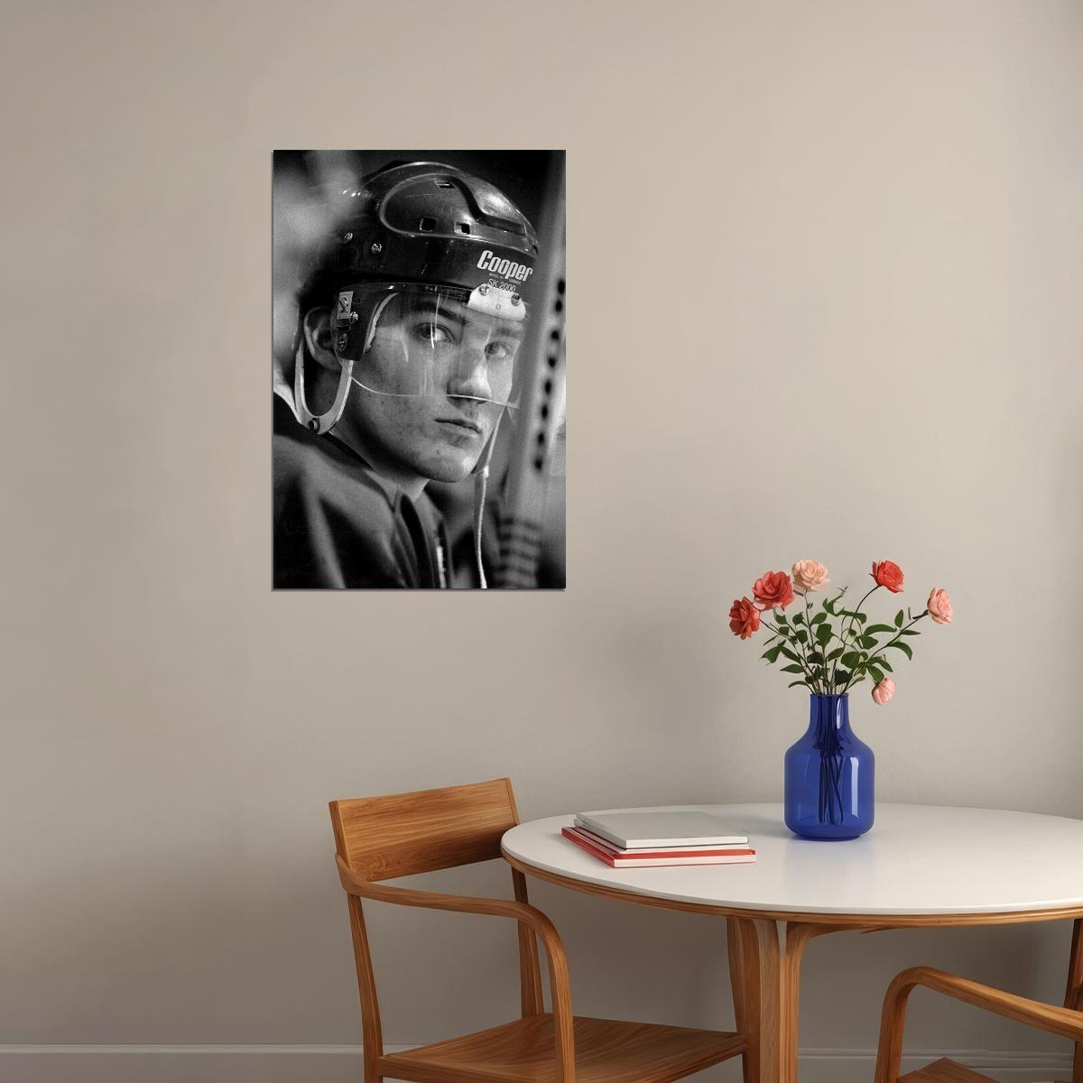 Mario Lemieux Celebrity Ice Hockey Player Style Poster Wall Art Print Home Wall Decor - xonomax