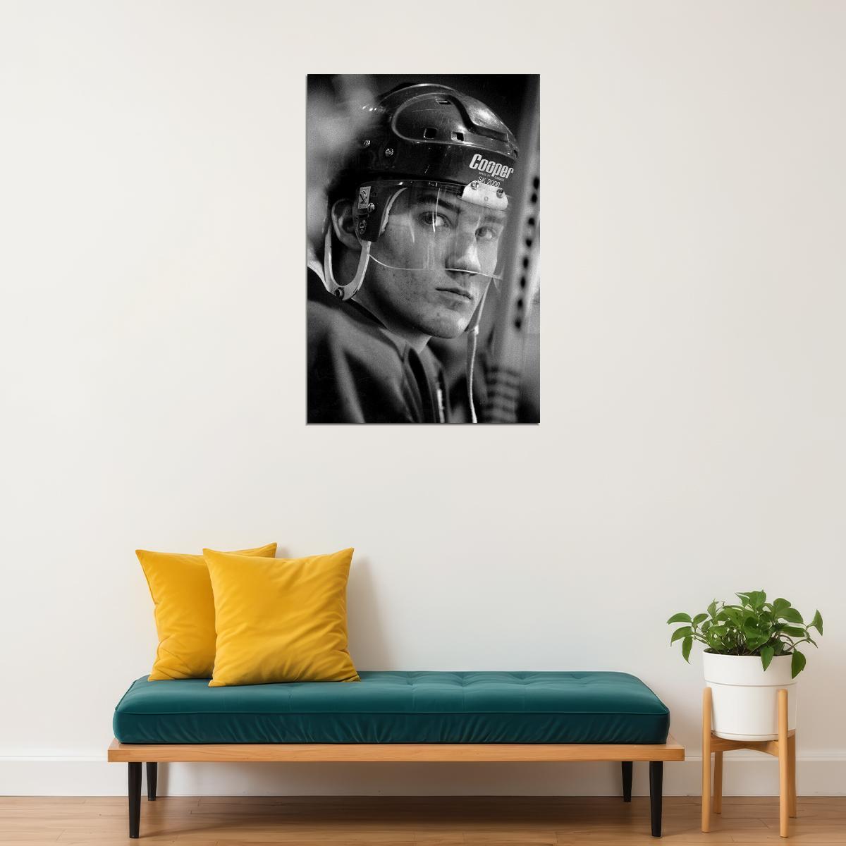 Mario Lemieux Celebrity Ice Hockey Player Style Poster Wall Art Print Home Wall Decor - xonomax