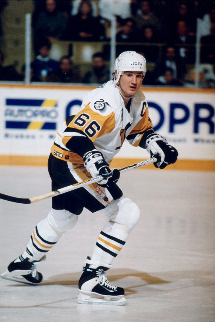 Mario Lemieux Celebrity Ice Hockey Athlete Match Poster Wall Art Print Home Wall Decor - xonomax
