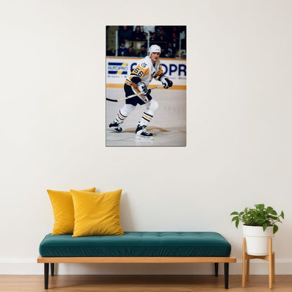 Mario Lemieux Celebrity Ice Hockey Athlete Match Poster Wall Art Print Home Wall Decor - xonomax