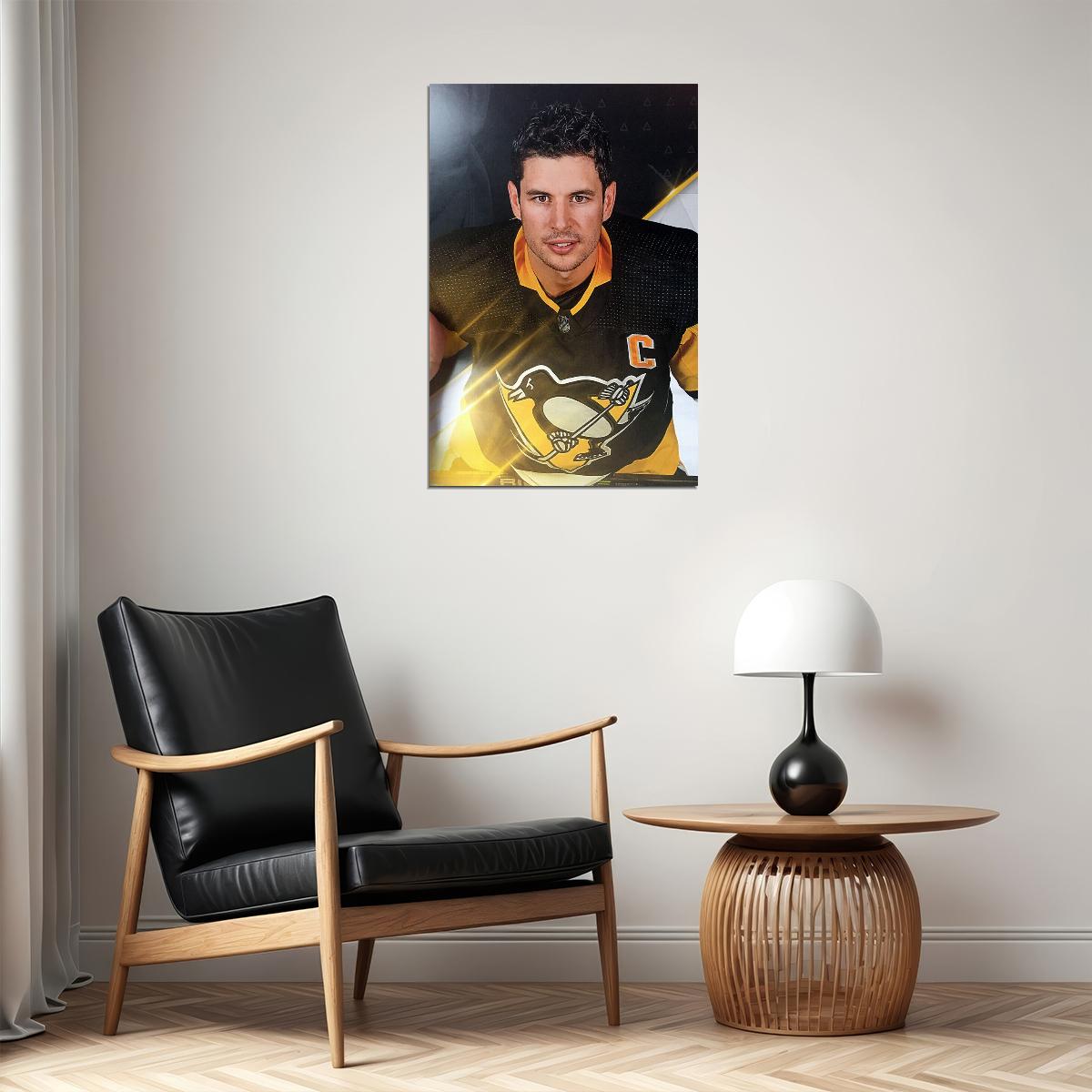 Sidney Crosby Ice Hockey Athlete Match Poster Wall Art Print Home Wall Decor - xonomax
