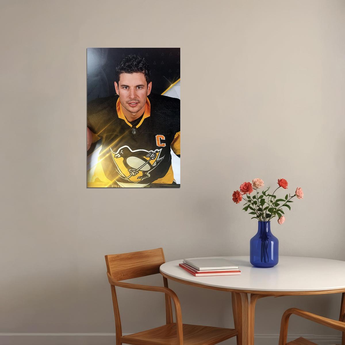 Sidney Crosby Ice Hockey Athlete Match Poster Wall Art Print Home Wall Decor - xonomax
