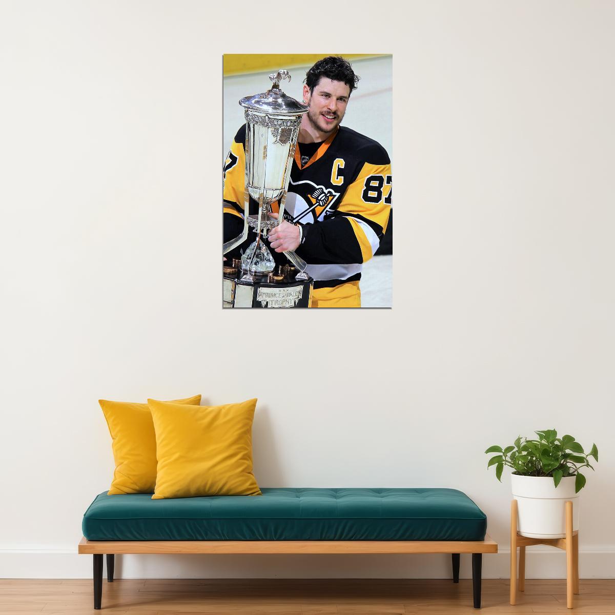 Sidney Crosby Celebrity Ice Hockey Player Match Poster Wall Art Print Home Wall Decor - xonomax