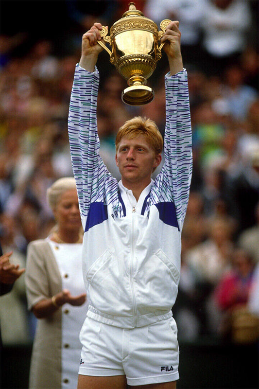 Boris Becker Celebrity German Male Tennis Player Poster Wall Art Print Home Wall Decor - xonomax
