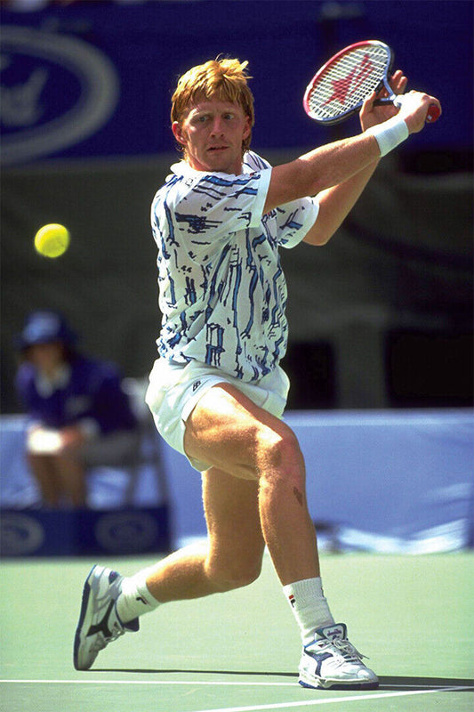 Boris Becker German Tennis Player Athlete Poster Wall Art Print Home Wall Decor - xonomax