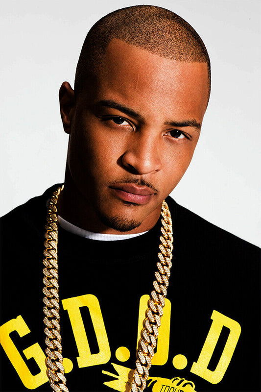 T I Celebrity Rap Musician Singer Artist Poster Wall Art Print Home Wall Decor - xonomax