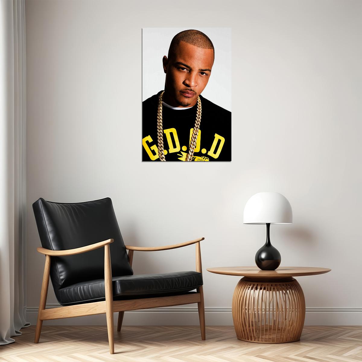 T I Celebrity Rap Musician Singer Artist Poster Wall Art Print Home Wall Decor - xonomax