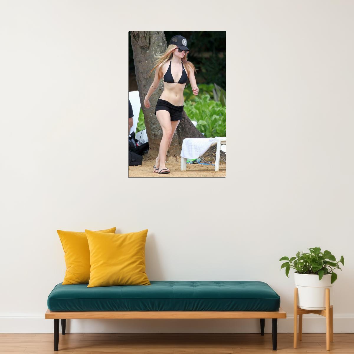 Avril Lavigne Celebrity Pop Music Singer Actor Poster Wall Art Print Home Wall Decor - xonomax