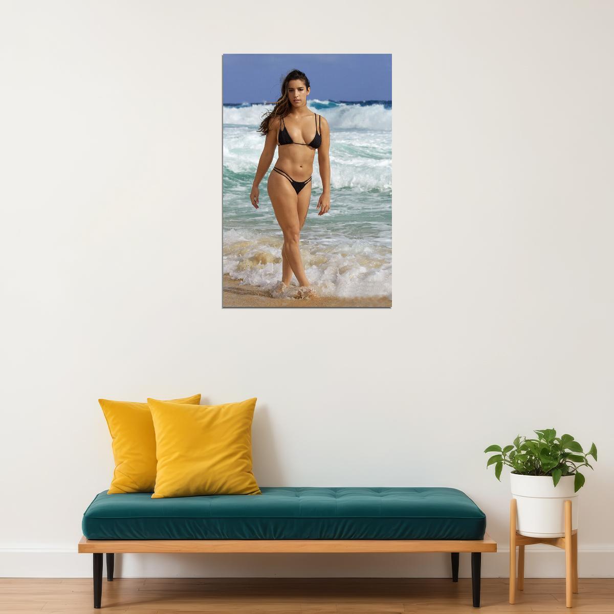 Aly Raisman Female Gymnastics Athlete Sports Poster Wall Art Print Home Wall Decor - xonomax