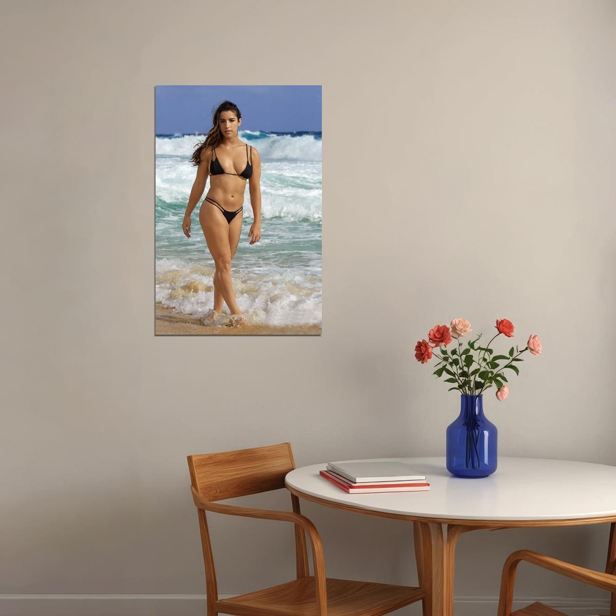 Aly Raisman Female Gymnastics Athlete Sports Poster Wall Art Print Home Wall Decor - xonomax