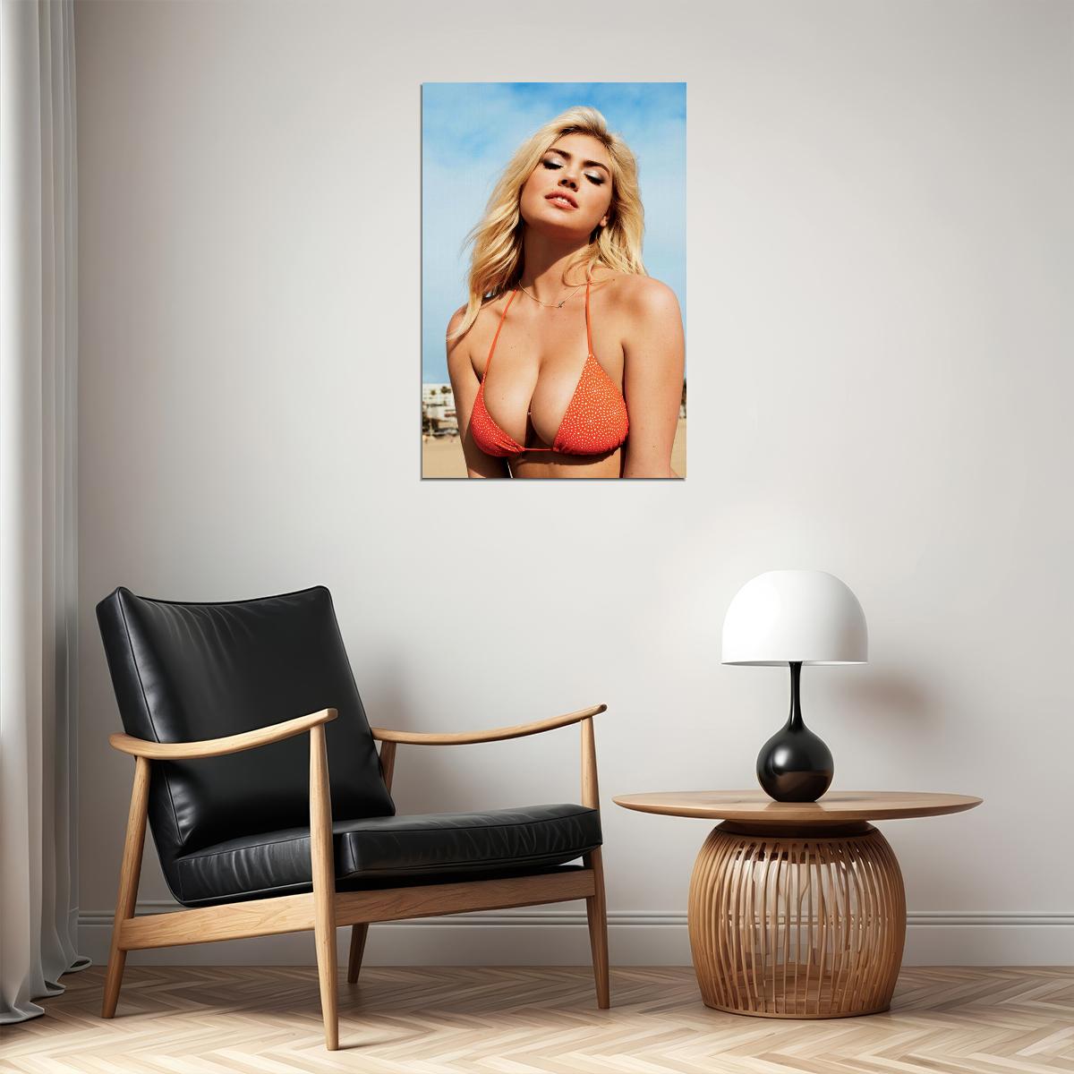 Kate Upton Celebrity Model Cinema Actress Poster Wall Art Print Home Wall Decor - xonomax