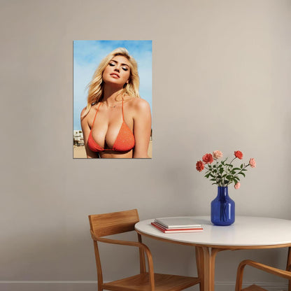 Kate Upton Celebrity Model Cinema Actress Poster Wall Art Print Home Wall Decor - xonomax