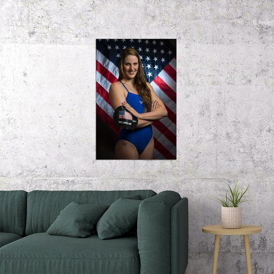 Missy Franklin Female Swimmer Sports Athlete Poster Wall Art Print Home Wall Decor - xonomax