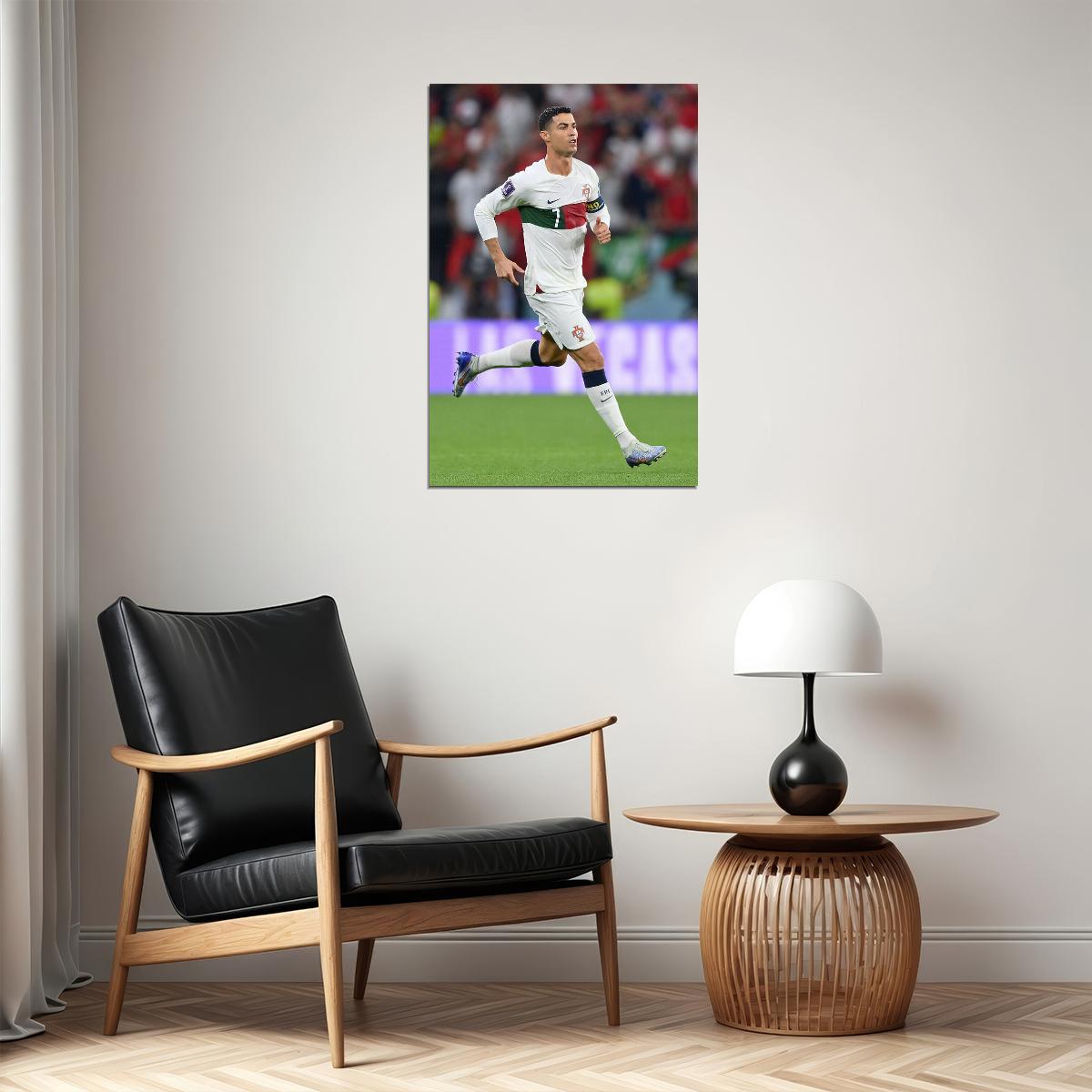 Cristiano Ronaldo Portugal National Team World Cup Poster Wall Art Print Home Wall Decor - xonomax