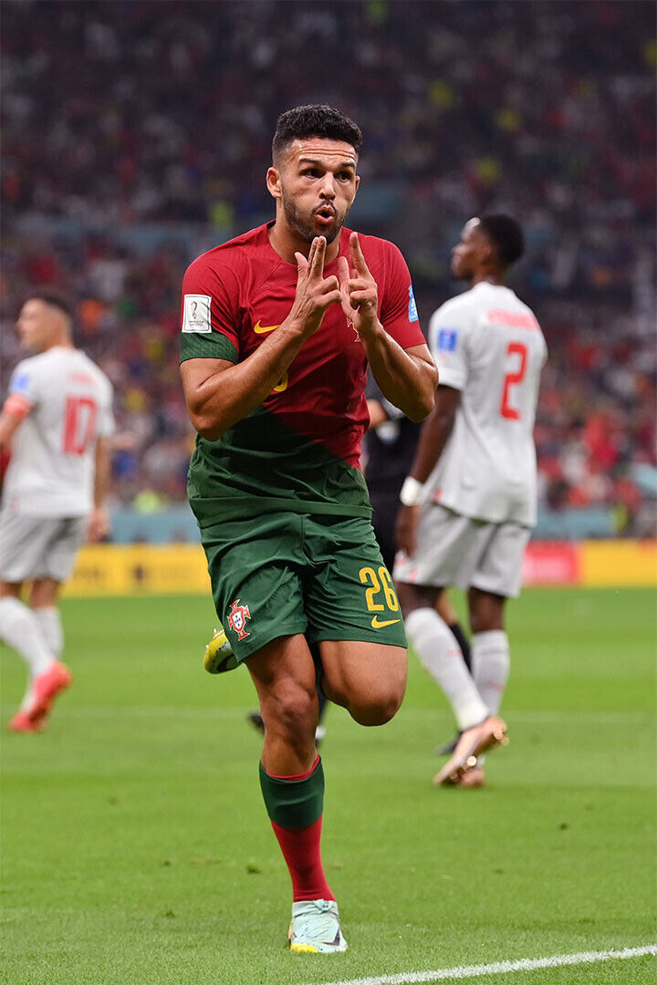 Goncalo Ramos Goal Celebration Portugal World Cup Gift Poster Wall Art Print Home Wall Decor - xonomax