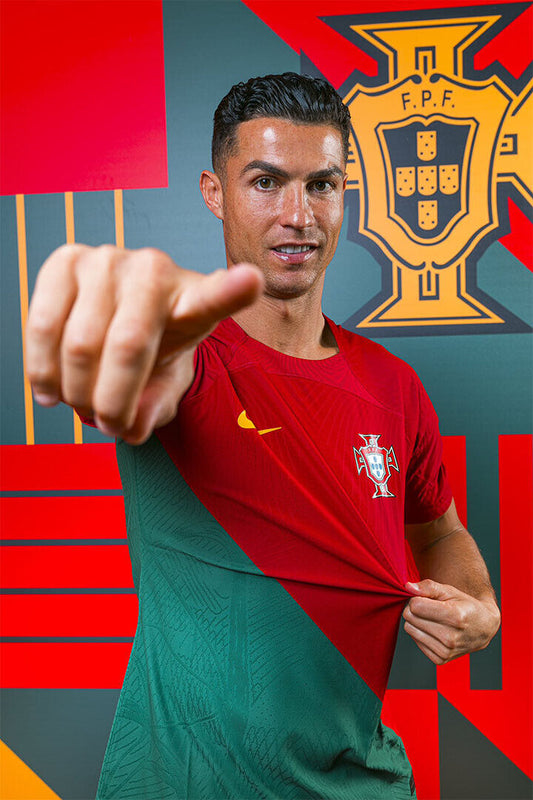 Cristiano Ronaldo Portugal National Team World Cup Poster Wall Art Print Home Wall Decor - xonomax