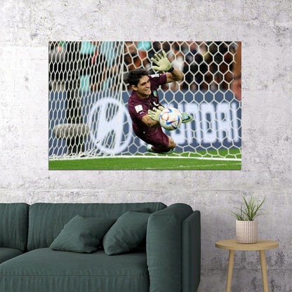 Yassine Bounou Morocco National Team World Cup Poster Wall Art Print Home Wall Decor