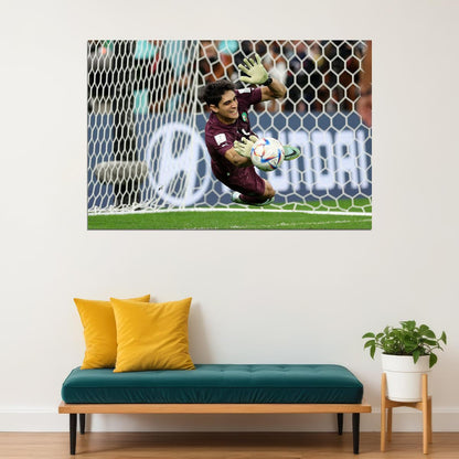 Yassine Bounou Morocco National Team World Cup Poster Wall Art Print Home Wall Decor