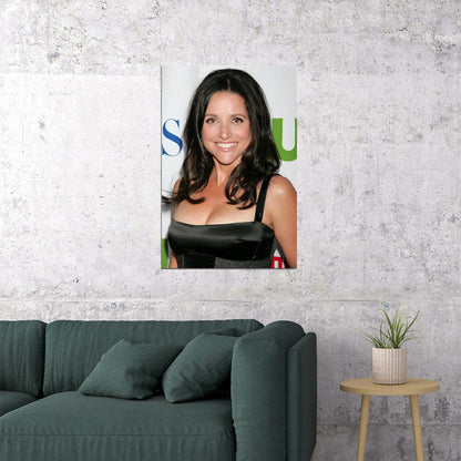 Julia Louis Dreyfus Celebrity Actress Comedian Poster Wall Art Print Home Wall Decor - xonomax