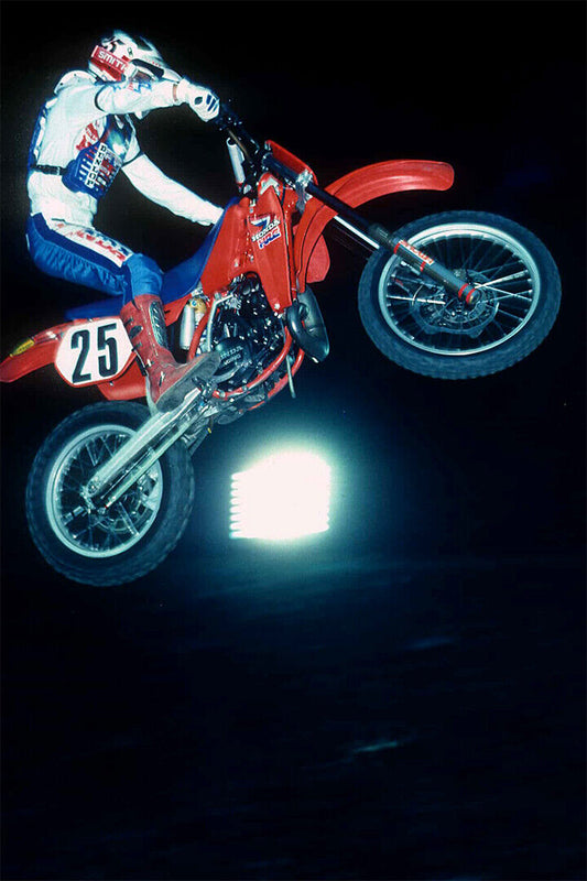 Bob Hannah Motorcycle Cross Country Racer Poster Wall Art Print Home Wall Decor - xonomax