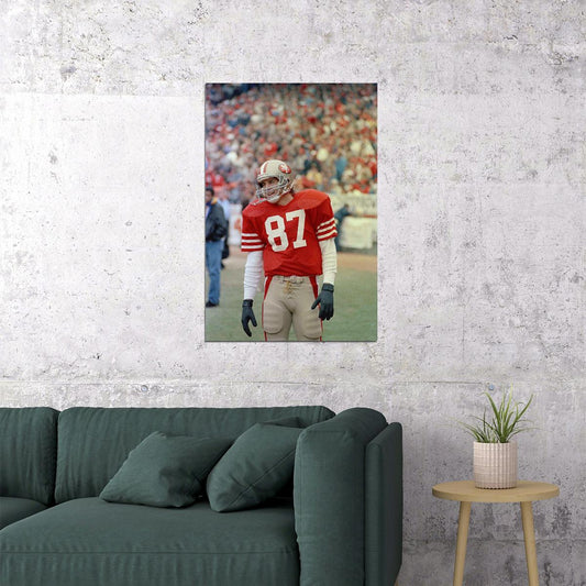 Dwight Clark American Football Player Star Poster Wall Art Print Home Wall Decor - xonomax