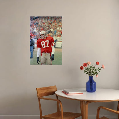 Dwight Clark American Football Player Star Poster Wall Art Print Home Wall Decor - xonomax