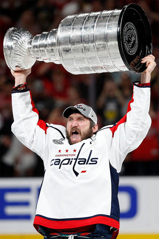 Alexander Ovechkin Finally Wins Stanley Cup Poster Wall Art Print Home Wall Decor - xonomax