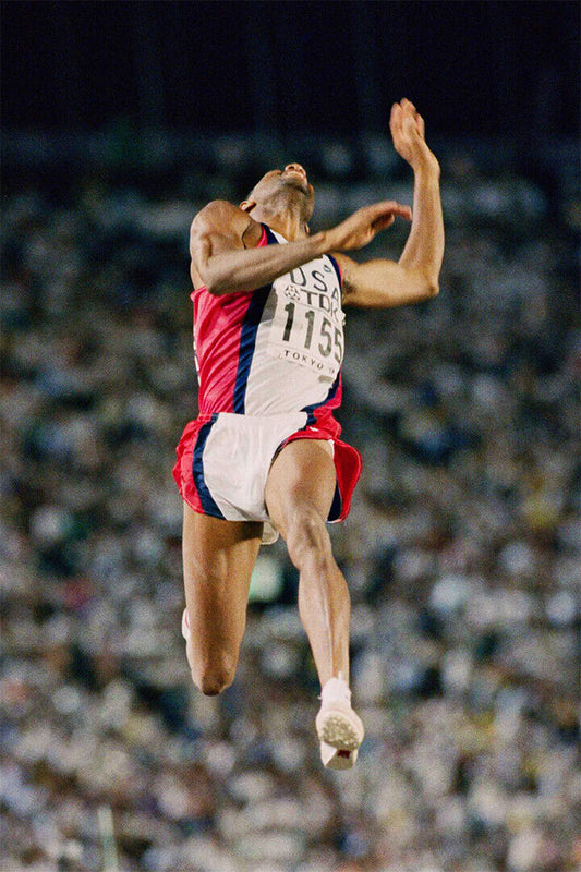 Bob Beamon Long Jump Record Sports Poster Wall Art Print Home Wall Decor - xonomax