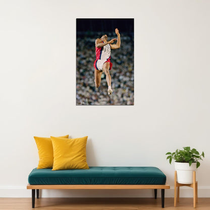 Bob Beamon Long Jump Record Sports Poster Wall Art Print Home Wall Decor - xonomax