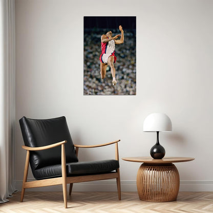 Bob Beamon Long Jump Record Sports Poster Wall Art Print Home Wall Decor - xonomax