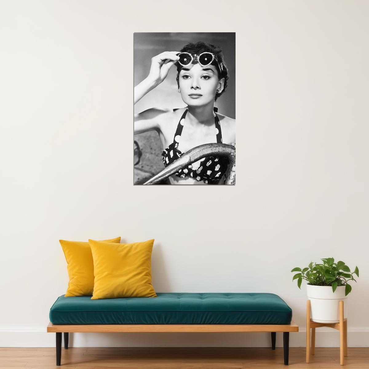 Audrey Hepburn Celebrity Cinema Actress Star Poster Wall Art Print Home Wall Decor - xonomax