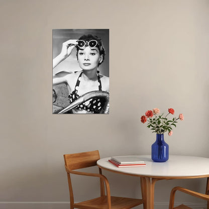 Audrey Hepburn Celebrity Cinema Actress Star Poster Wall Art Print Home Wall Decor - xonomax