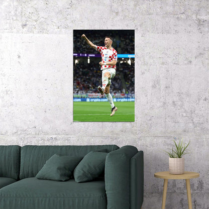 Ivan Perisic Croatia National Team World Cup Fans Poster Wall Art Print Home Wall Decor - xonomax