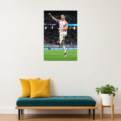 Ivan Perisic Croatia National Team World Cup Fans Poster Wall Art Print Home Wall Decor - xonomax