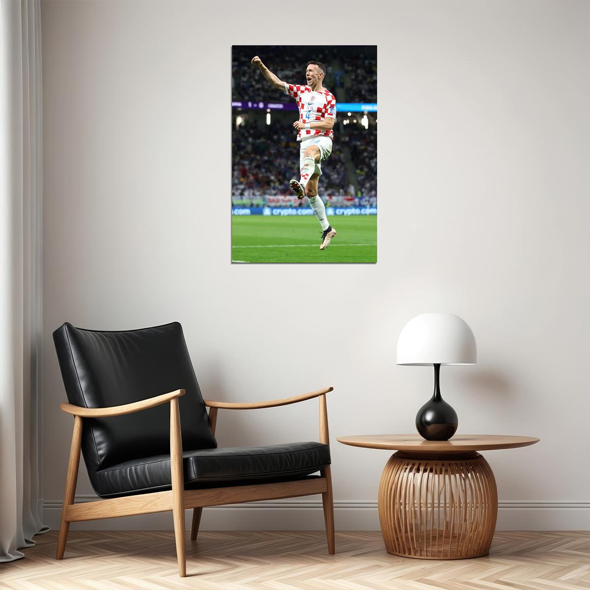 Ivan Perisic Croatia National Team World Cup Fans Poster Wall Art Print Home Wall Decor - xonomax