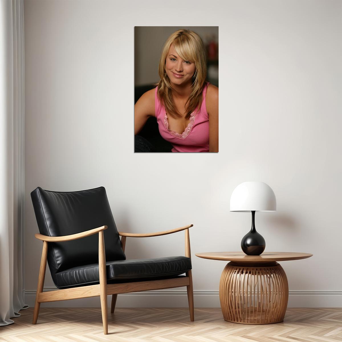 Kaley Cuoco Celebrity Tv Series Actress Artist Poster Wall Art Print Home Wall Decor - xonomax
