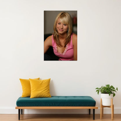 Kaley Cuoco Celebrity Tv Series Actress Artist Poster Wall Art Print Home Wall Decor - xonomax