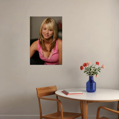 Kaley Cuoco Celebrity Tv Series Actress Artist Poster Wall Art Print Home Wall Decor - xonomax