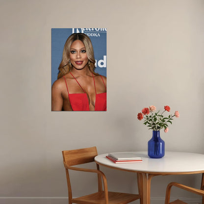 Laverne Cox Celebrity Cinema Actress Artist Poster Wall Art Print Home Wall Decor - xonomax
