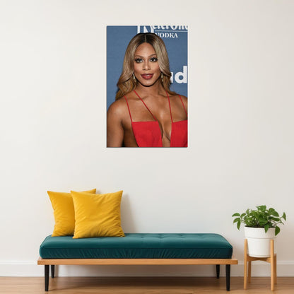 Laverne Cox Celebrity Cinema Actress Artist Poster Wall Art Print Home Wall Decor - xonomax