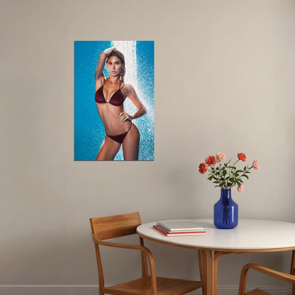 Melissa Satta Celebrity Tv Presenter Actress Star Poster Wall Art Print Home Wall Decor - xonomax