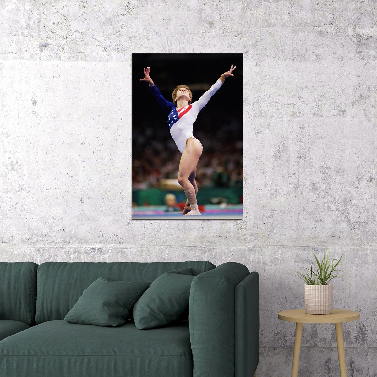 Kerri Strug Usa Gymnastics Sports Poster Wall Art Print Home Wall Decor - xonomax
