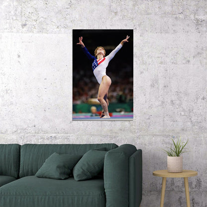 Kerri Strug Usa Gymnastics Sports Poster Wall Art Print Home Wall Decor - xonomax