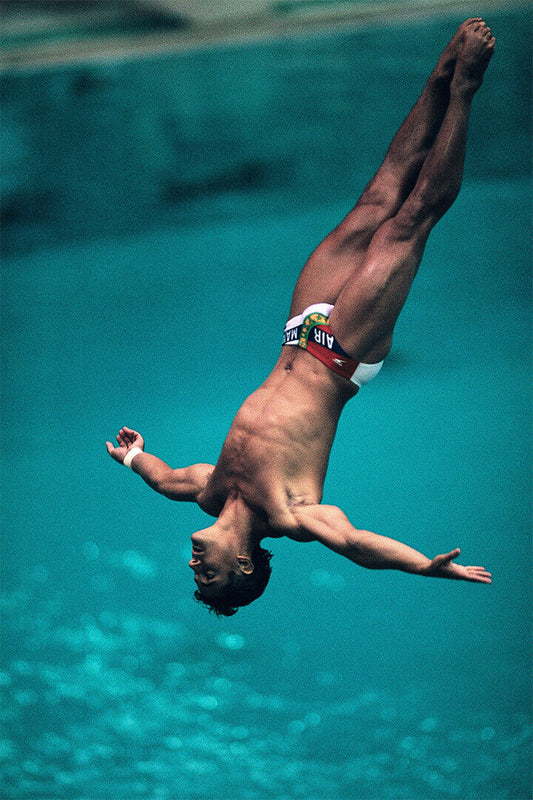 Greg Louganis Athlete Tower Jumper Poster Wall Art Print Home Wall Decor - xonomax