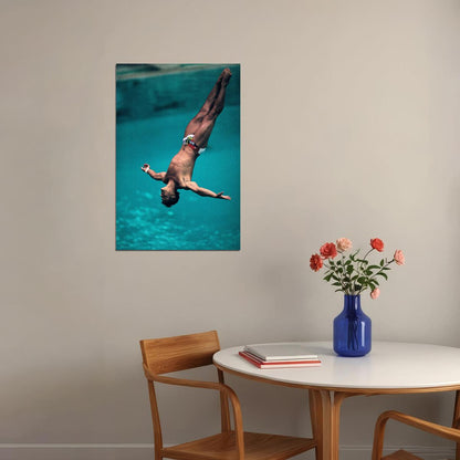 Greg Louganis Athlete Tower Jumper Poster Wall Art Print Home Wall Decor - xonomax