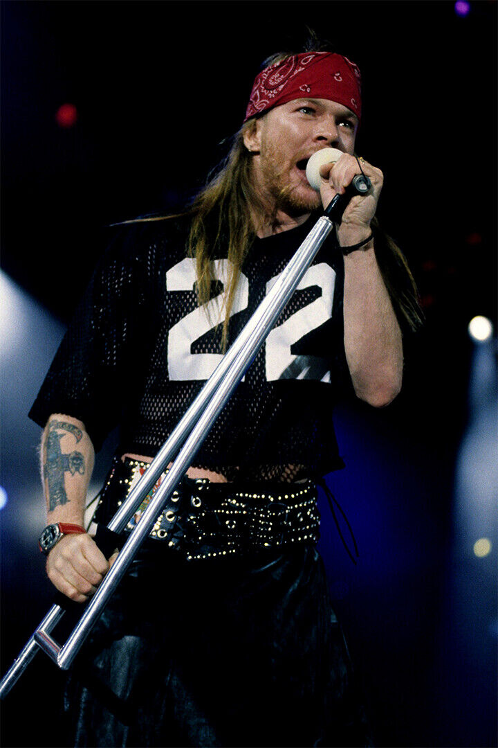 Axl Rose 80s 90s Vintage Music Singer Star Poster Wall Art Print Home Wall Decor - xonomax