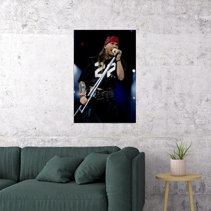Axl Rose 80s 90s Vintage Music Singer Star Poster Wall Art Print Home Wall Decor - xonomax