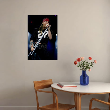 Axl Rose 80s 90s Vintage Music Singer Star Poster Wall Art Print Home Wall Decor - xonomax